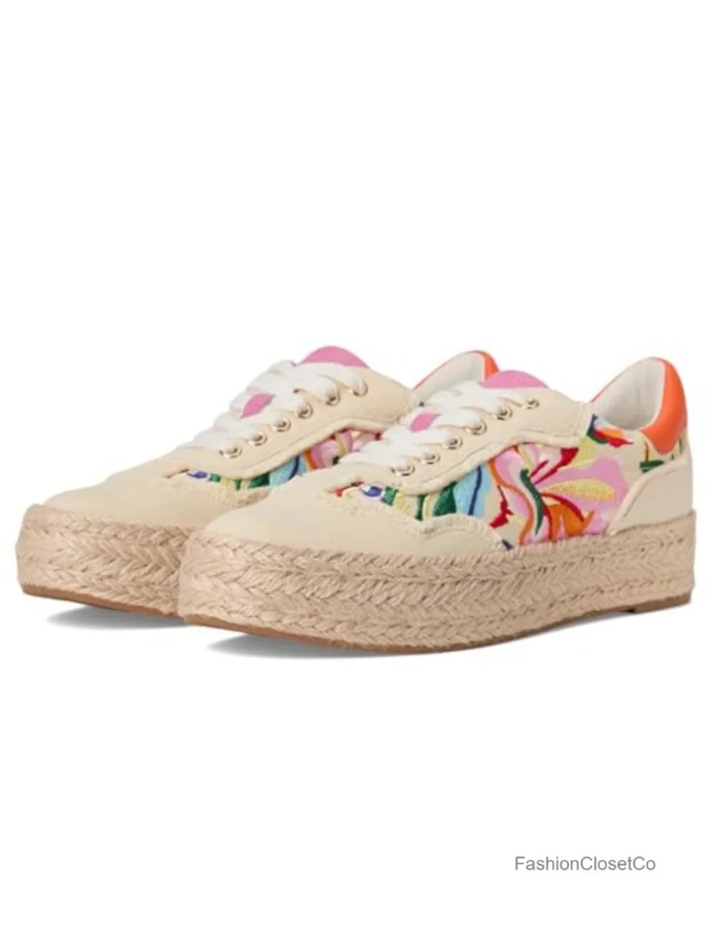 Dolce Vita Fredy Women's Canvas Lace-Up Espadrille Sneakers